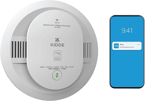 Kidde Smart Smoke & CO Detector with Ring (RGCUDR)